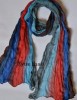 100% cotton long colorful women's Scarf 