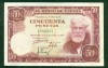 F.C. 50  PTS  1951  SIN   SERIE   EBC-  MARCA EN REV 