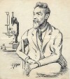 Dibujo a tinta.Título: Antonio de Gregorio Rocasolano 
