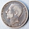 1 PESETA PLATA, ALFONSO XII 1883 MS-M 