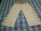 BONITO PANTALON PIRATA BLANCO PARA MUJER TALLA XXL 