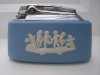 VINTAGE WEDGWOOD JASPER GAS RONSON TABLE LIGHTER 