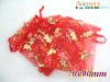 50X 7*9cm XE Red Love heart Organza Wedding Gift Bag 
