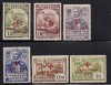 Portugal  1927  Sc # 1S12-17  Red Cross  VLH 