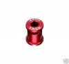MOWA CRANK CHAINRING BOLTS / 5 PAIR / 7075 / RED 