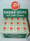 12 X GIBBS RASIERSEIFE MIT COLD - CREAM 50-ger  JAHRE  