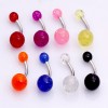 8X14g UV Body Jewelry Navel Belly Button Rings Bar,1367 