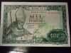 1000 PESETAS 1965 IMPRESO REVERSO EN ANVERSO MBC++ 