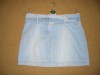Elle light blue denim short skirt size 10 