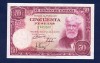 SIN SERIE . PLANCHA . 50 PESETAS DE 1951 . RUSIÑOL .