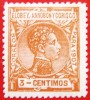 1907 Spanien ELOBEY,ANNOBÓN Y CORISCO ED#37*3c.vermill 