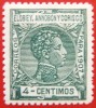 1907 Spanien ELOBEY,ANNOBÓN Y CORISCO ED#38* 4c.grün 