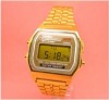 CASIO RETRO GOLD A159W 