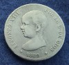 2 pesetas 1889. Alfonso XIII. Plata.