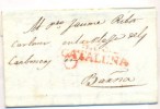 CARTA PREFILATELICA BARCELONA 1828 