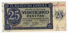Billete de 25 Ptas. de 1936  Serie N 