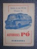 CALENDARIO DE FUTBOL AUTOBUSES PÓ ZARAGOZA 1955-56 