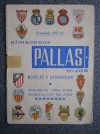 CALENDARIO DE FUTBOL 1967-68 MUEBLES PALLAS ZARAGOZA 