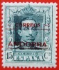 1928 Spanien ANDORRA ED#4** 15c.blau-grau(315) (C) 