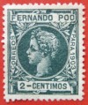 1903 Spanien FERNANDO POO ED#121* 2c.grün 