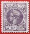 1903 Spanien FERNANDO POO ED#123* 4c.flieder 