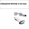 CARGADOR DE COCHE IPHONE 4/3G/3GS 