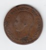 GREECE 50 LEPTA 1869 