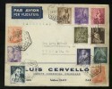 Brief 1954 aus Zaragoza nach Wien 