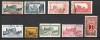 TUNISIE ENSEMBLE DE TIMBRES FACIALES DIVERSES OBLIT. 