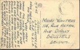 UK fieldpost postcard to Belgium 1945 