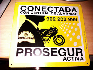 Cartel o Placa De Alarma Disuasoria Securitas Por $14 En Leganes, M