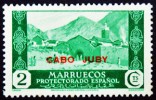 1935-6 CABO JUBY ED#68** 2c verde SELLOS DE MARRUECOS 