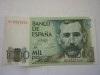 SPAIN - 1,000 PESETAS NOTE 23.10.1979 - P158 - XF COND 