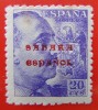 1941 Spain SAHARA ED#53** 20 c.violett (922) (R). 