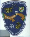 SPECIAL OPERATION JUST CAUSE ARMY NAVY SEAL USMC PATCH 
