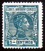 1907 ELOBEY ED#39** 5c verde azulado 
