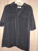 SHORT SLEEVE BLACK SHIRT BY JONATHAN ADAMS MENS LARGE 