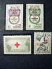 1863-1963.Medicine stamps(4).Red cross.MNH. 
