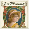 La Tonelda Cigar Box Outer End Label - 1911 Copyright 