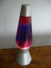 Mathmos Lava Leuchte Astro blau rot Lavalampe 44 cm