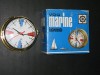 MARINE VDO BULK HEAD QUARTZ CHRONOMETER BRASS-NEW W/BOX 
