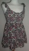 DENIM & Co / PRIMARK Long Black & Pink Top Size 10 