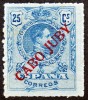 1919 CABO JUBY Ed# 11*  25 c.azul (274-R)  