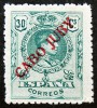 1919 CABO JUBY Ed# 12(*)  30 c.verde (275-R)  