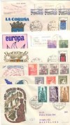 10  CARTAS CERTIFICADAS DIFERENTES.M.PRIMER DIA 1950/75