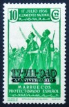 1940 MARRUECOS Ed#220** 10 c.(172N) ALZAMIENTO NACIONAL 