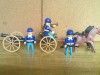 PLAYMOBIL WESTERN U.S CAVALRY ARTILLERY SET 3729 RARE 