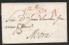 Spain stampless cover Malaga 1829 