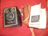 Six 20 Brownie Model C Kodak Camera, manual and case 