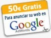 cupon descuento de 50 € para publicidad Google Adwords 